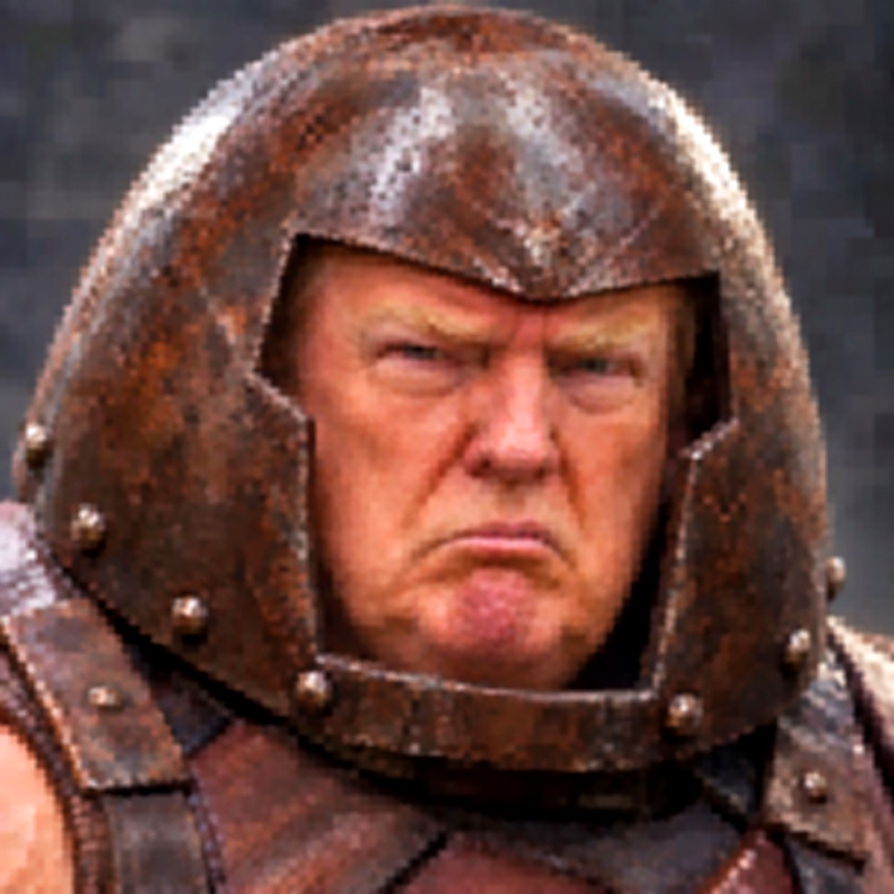 JuggerTrump — the iron-helmed juggernaut